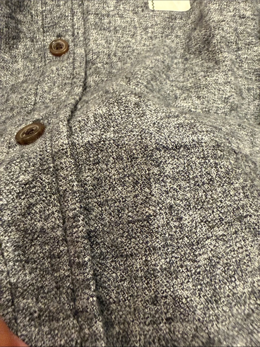 Kids Long-Sleeve flannel Button-Up Shirt - Gray size 8